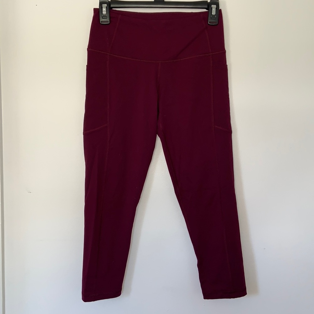 Purple Victoria Secret Capri Leggings